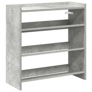 Botník betonově šedý 60x25x62 cm kompozitní dřevo - obrázek 2