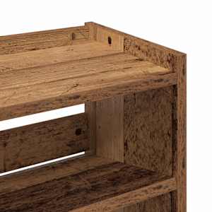 Botník old wood 60x25x62 kompozitní dřevo - obrázek 7