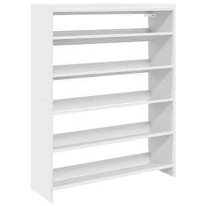 vidaXL kingariiul, valge, 80 x 25 x 100 cm, tehispuit