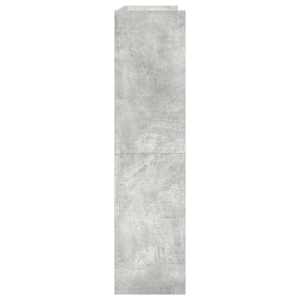 Botník betonově šedý 80x25x100 cm kompozitní dřevo - obrázek 5