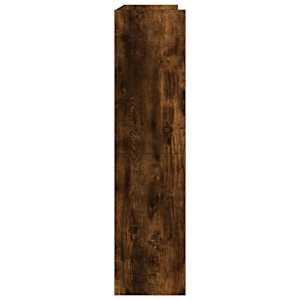 Botník kouřový dub 80x25x100 cm kompozitní dřevo - obrázek 5