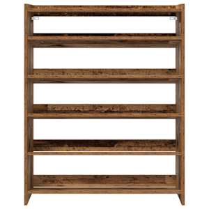 Botník old wood 80x25x100 kompozitní dřevo - obrázek 4