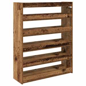 Botník old wood 80x25x100 kompozitní dřevo - obrázek 6