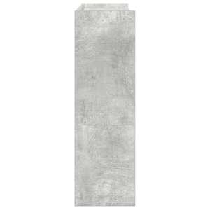 Botník betonově šedý 80x25x81 cm kompozitní dřevo - obrázek 5
