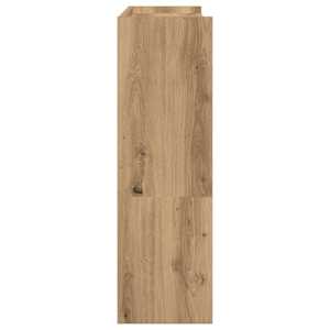 Botník dub artisan 80x25x81 cm kompozitní dřevo - obrázek 5