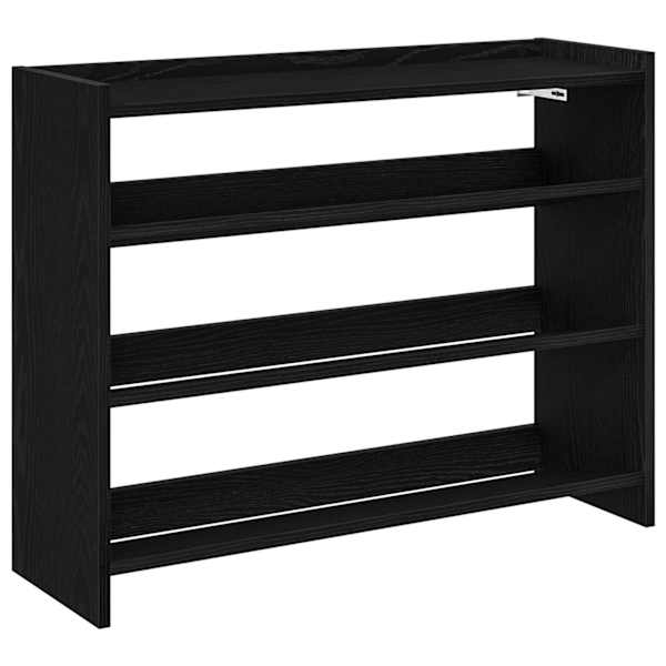 vidaXL kingariiul, must, 80 x 25 x 62 cm, tehispuit