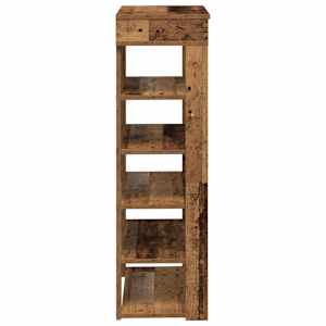Botník old wood 60x30x98 kompozitní dřevo - obrázek 5