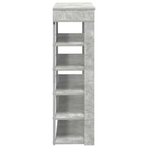 Shoe Rack betonově dub 80x30x98 cm kompozitní dřevo - obrázek 5