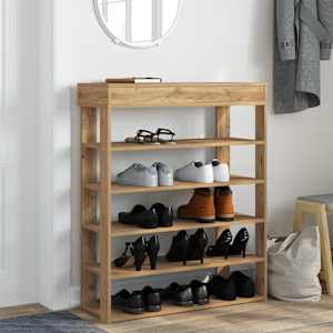 vidaXL Botn&iacute;k dub artisan 80x30x98 cm kompozitn&iacute; dřevo