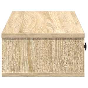Nástěnná police se zásuvkami dub sonoma 60x28x15 cm kompozit - obrázek 5