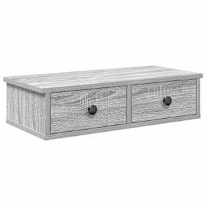 vidaXL seinariiul sahtlitega, hall sonoma tamm, 60x28x15 cm, tehispuit