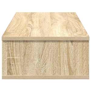Nástěnná police se zásuvkami dub sonoma 80x34x17 cm kompozit - obrázek 5