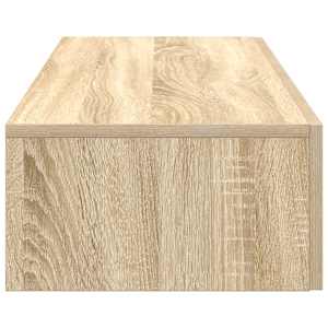 Nástěnná police se zásuvkami dub sonoma 60x26,5x15 cm kompozit - obrázek 5