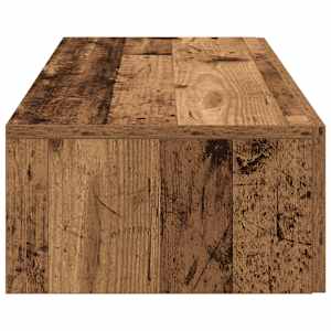 Nástěnná police se zásuvkami old wood 60x26,5x15 cm kompozit - obrázek 5