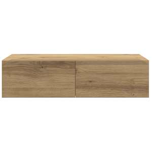 Nástěnná police se zásuvkami dub artisan 60x26,5x15 cm kompozit - obrázek 4