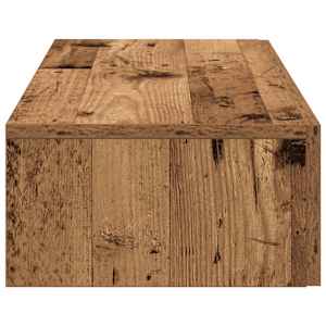 Nástěnná police se zásuvkami old wood 80 x 33 x 17 cm kompozit - obrázek 5