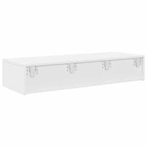Nástěnná police se zásuvkami bílá 100x36x19 cm kompozitní dřevo - obrázek 6