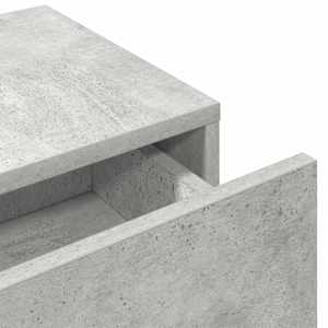 Nástěnná police se zásuvkami betonově šedá 100x36x19cm kompozit - obrázek 8