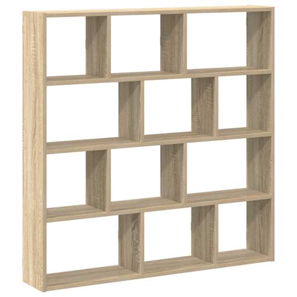 vidaXL seinariiul, kuup, 12 sektsiooniga, sonoma tamm, tehispuit