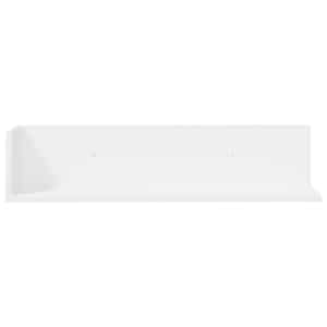 Nástěnné police 2 ks bílé 75 x 16,5 x 16,5 cm kompozitní dřevo - obrázek 4
