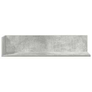 Nástěnné police 2 ks betonově šedé 75 x 16,5 x 16,5 cm kompozit - obrázek 4