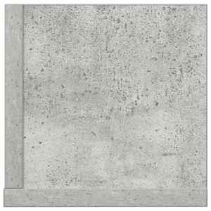 Nástěnné police 2 ks betonově šedé 75 x 16,5 x 16,5 cm kompozit - obrázek 6