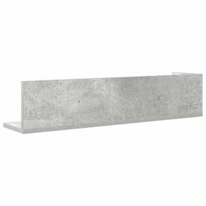 Nástěnné police 2 ks betonově šedé 75 x 16,5 x 16,5 cm kompozit - obrázek 7