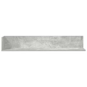 Nástěnné police 2 ks betonově šedé 100x16,5x16,5 cm kompozit - obrázek 4