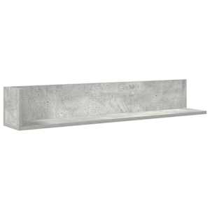 Nástěnné police 2 ks betonově šedé 100x16,5x16,5 cm kompozit - obrázek 5