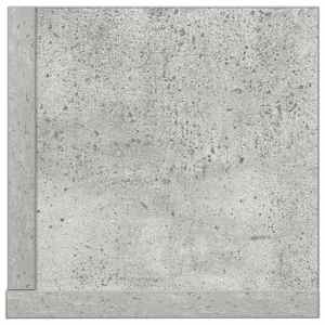Nástěnné police 2 ks betonově šedé 100x16,5x16,5 cm kompozit - obrázek 6