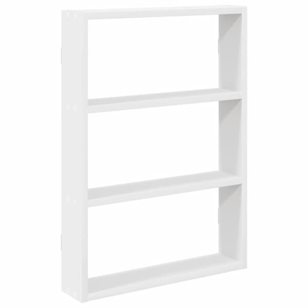 vidaXL seinariiul Valge 43x9x60 cm Engineered Wood