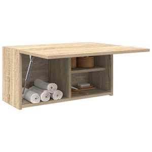 Koupelnová nástěnná skříňka dub sonoma 60x25x30 cm kompozit - obrázek 4