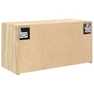 Koupelnová nástěnná skříňka dub sonoma 60x25x30 cm kompozit - obrázek 8
