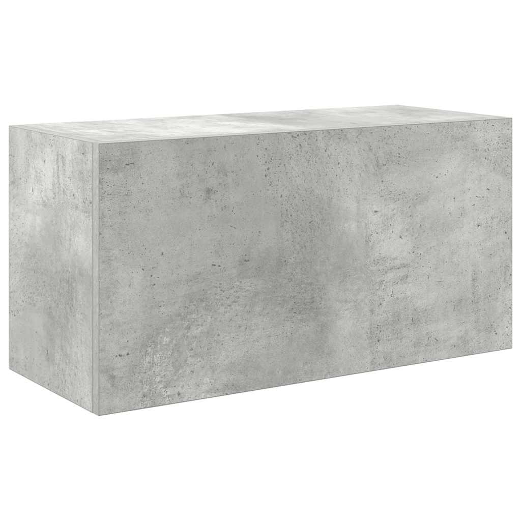 vidaXL Koupelnová nástěnná skříňka betonově šedá 60x25x30 cm kompozit