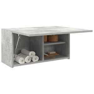 Koupelnová nástěnná skříňka betonově šedá 60x25x30 cm kompozit - obrázek 4