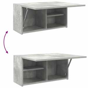 Koupelnová nástěnná skříňka betonově šedá 60x25x30 cm kompozit - obrázek 9