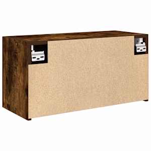 Koupelnová nástěnná skříňka kouřový dub 60x25x30 cm kompozit - obrázek 8