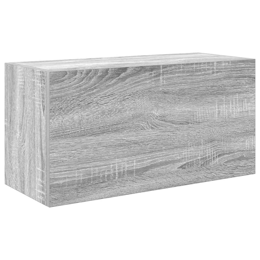 vidaXL Koupelnová nástěnná skříňka šedá sonoma 60x25x30 cm kompozit