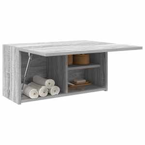Koupelnová nástěnná skříňka šedá sonoma 60x25x30 cm kompozit - obrázek 4