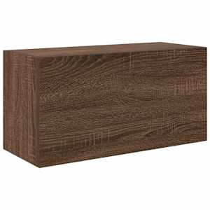 Koupelnová nástěnná skříňka hnědý dub 60 x 25 x 30 cm kompozit - obrázek 2
