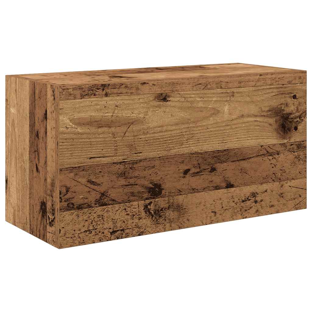 vidaXL Koupelnová nástěnná skříňka old wood 60 x 25 x 30 cm kompozit