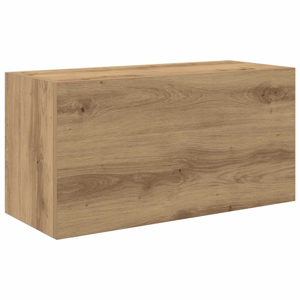 vidaXL Koupelnová nástěnná skříňka dub artisan 60x25x30 cm kompozit