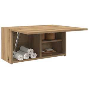 Koupelnová nástěnná skříňka dub artisan 60x25x30 cm kompozit - obrázek 4