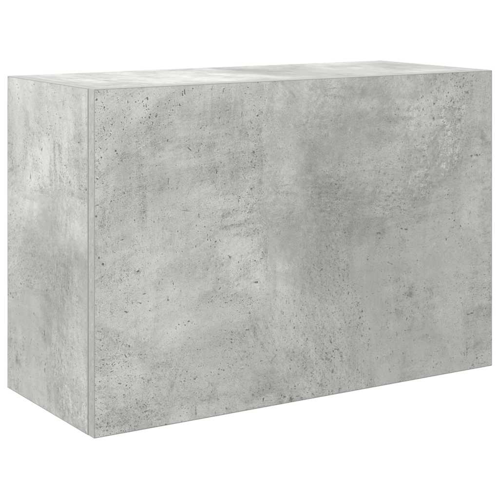 vidaXL Koupelnová nástěnná skříňka betonově šedá 60x25x40 cm kompozit