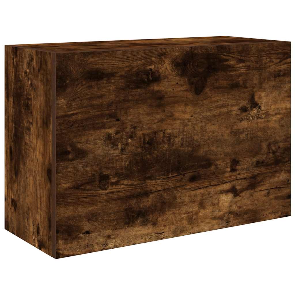 vidaXL Koupelnová nástěnná skříňka kouřový dub 60x25x40 cm kompozit
