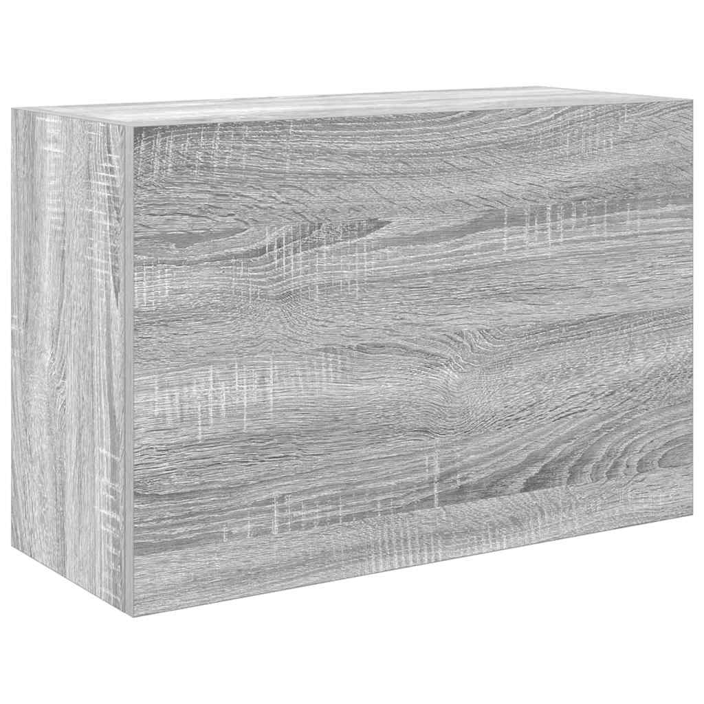 vidaXL Koupelnová nástěnná skříňka šedá sonoma 60x25x40 cm kompozit