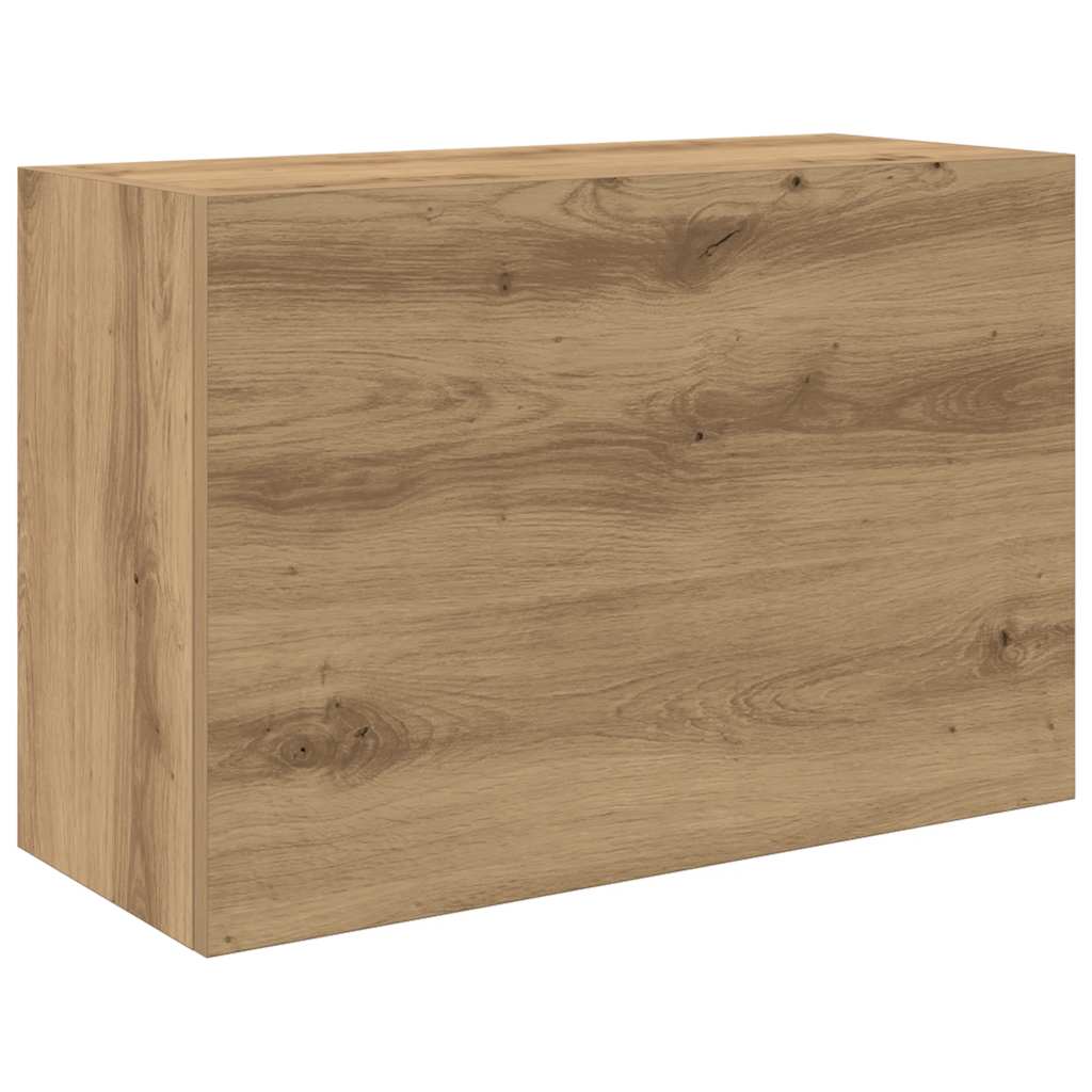 vidaXL Koupelnová nástěnná skříňka dub artisan 60x25x40 cm kompozit