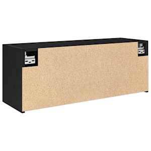 Koupelnová nástěnná skříňka černá 80x25x30 cm kompozitní dřevo - obrázek 8