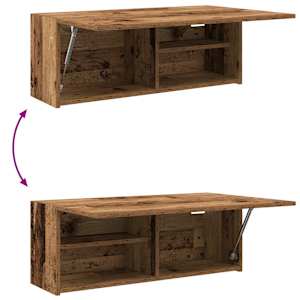Koupelnová nástěnná skříňka old wood 80 x 25 x 30 cm kompozit - obrázek 9