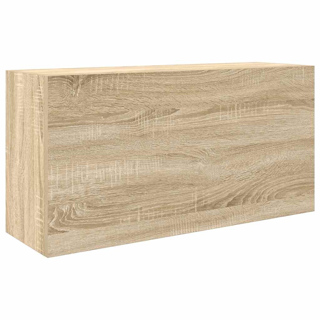vidaXL Koupelnová nástěnná skříňka dub sonoma 80 x 25 x 40 cm kompozit